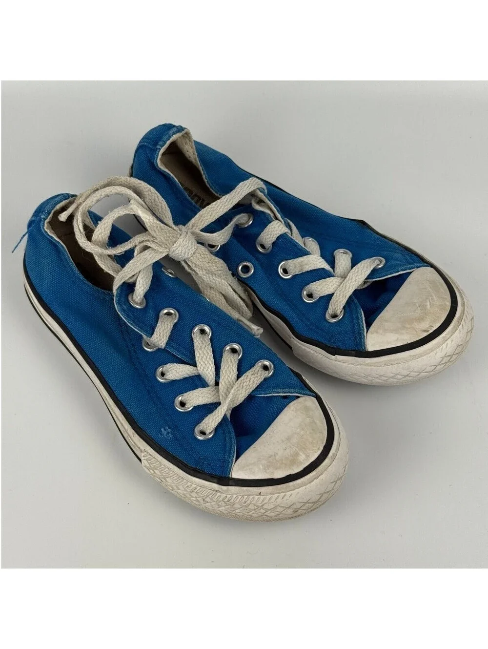 Converse Little Boy All Star Chuck Taylor Low Top Sneaker Shoe Sz US12 EU29 Blue